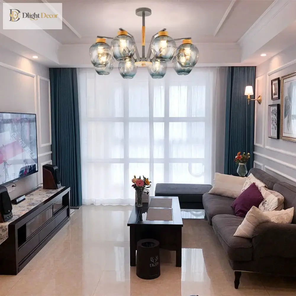 LED Magic Bean Chandelier | Modern Dining Room Lighting