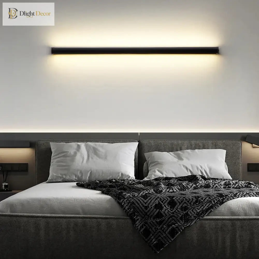 LED Modern Black Wall Sconce | Dining Room Home Lighting