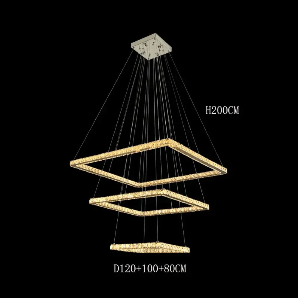 LED Modern Crystal Chandelier | Dining & Kitchen Lighting