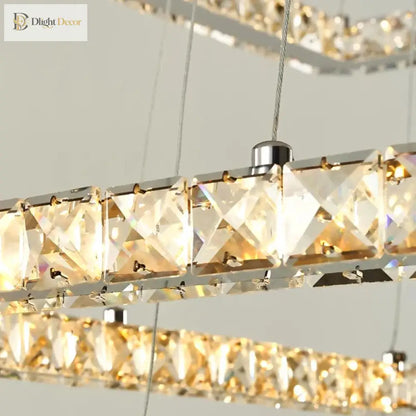 LED Modern Crystal Chandelier | Dining & Kitchen Lighting
