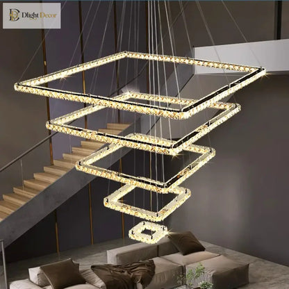 LED Modern Crystal Chandelier | Dining & Kitchen Lighting