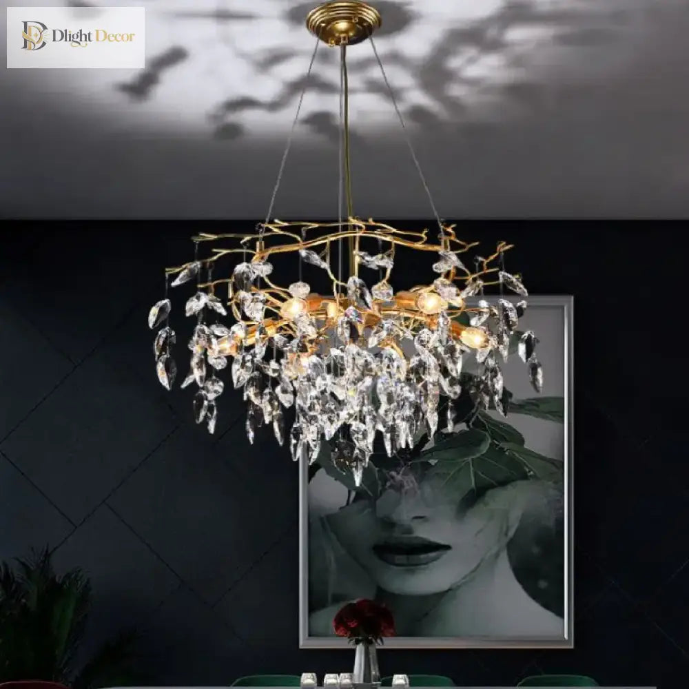 LED Modern Crystal Chandelier | Dining Room Lighting