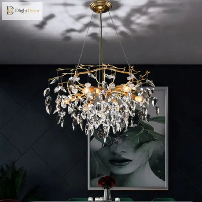 LED Modern Crystal Chandelier | Dining Room Lighting