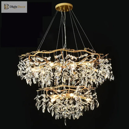 LED Modern Crystal Chandelier | Dining Room Lighting