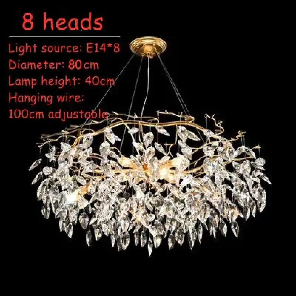 LED Modern Crystal Chandelier | Dining Room Lighting