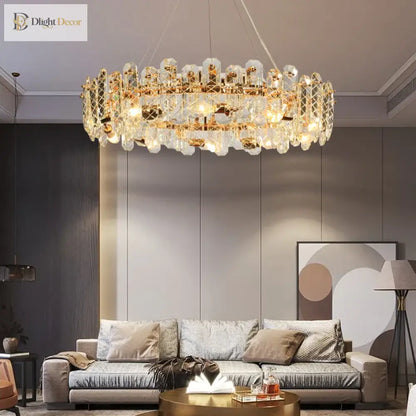 LED Modern Crystal Lustre Chandelier | Dining Room Lighting