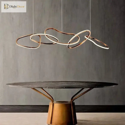 LED Modern Gold Pendant Light | Dining Room Home Lighting