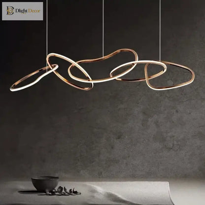 LED Modern Gold Pendant Light | Dining Room Home Lighting