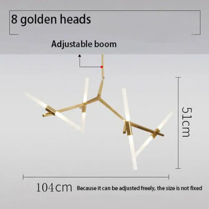 LED Modern Gold Pendant Light | Kitchen Island Lighting