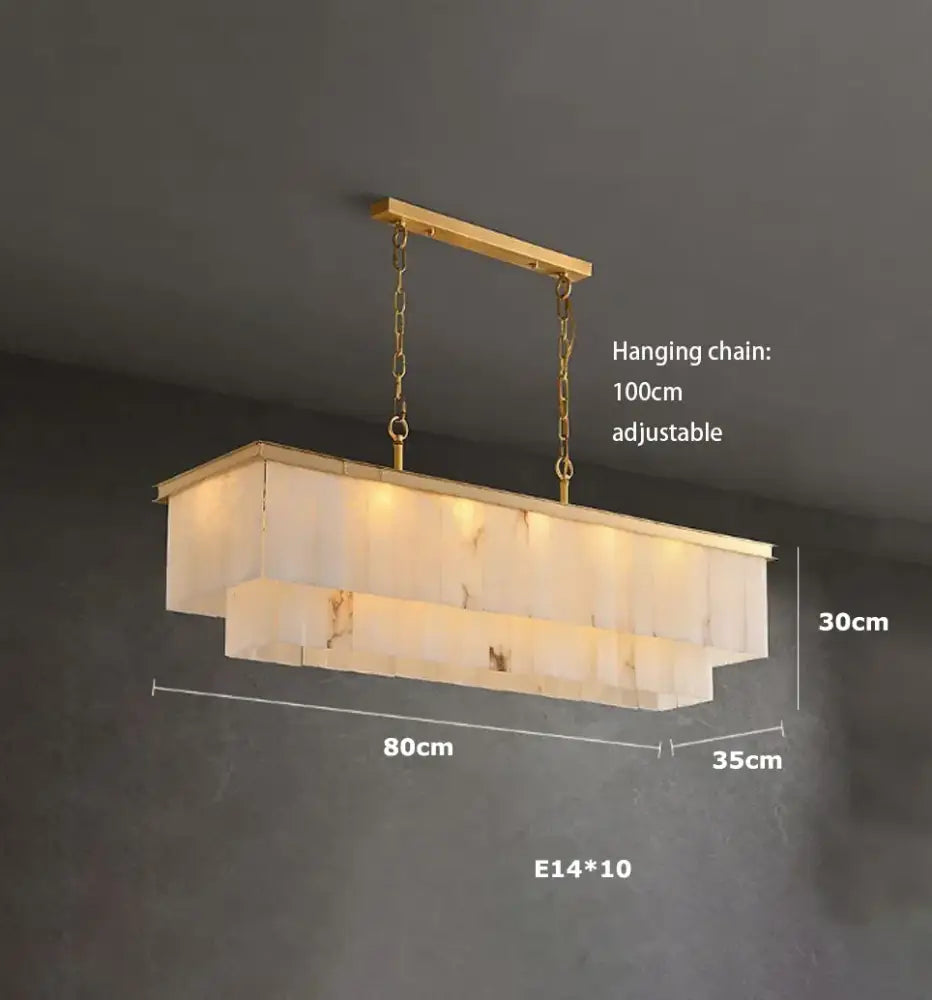 LED Modern Marble Chandelier | Dining Room Home Lighting