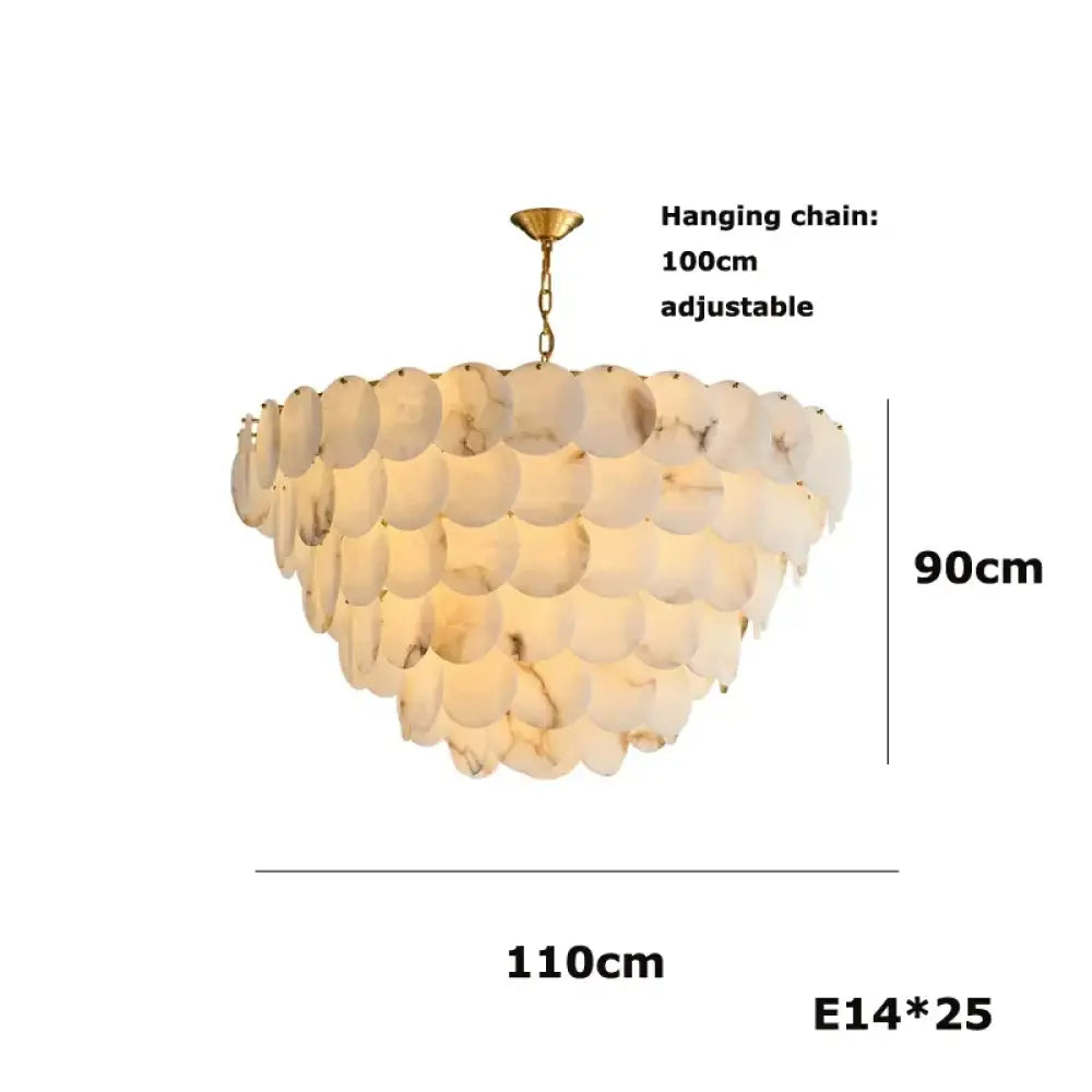 LED Modern Marble Chandelier | Kitchen Island Lighting