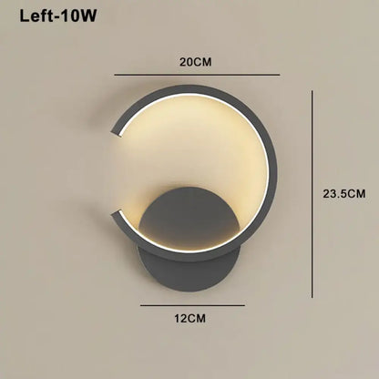 LED Modern Signature Wall Sconce | Bedroom Home Lighting