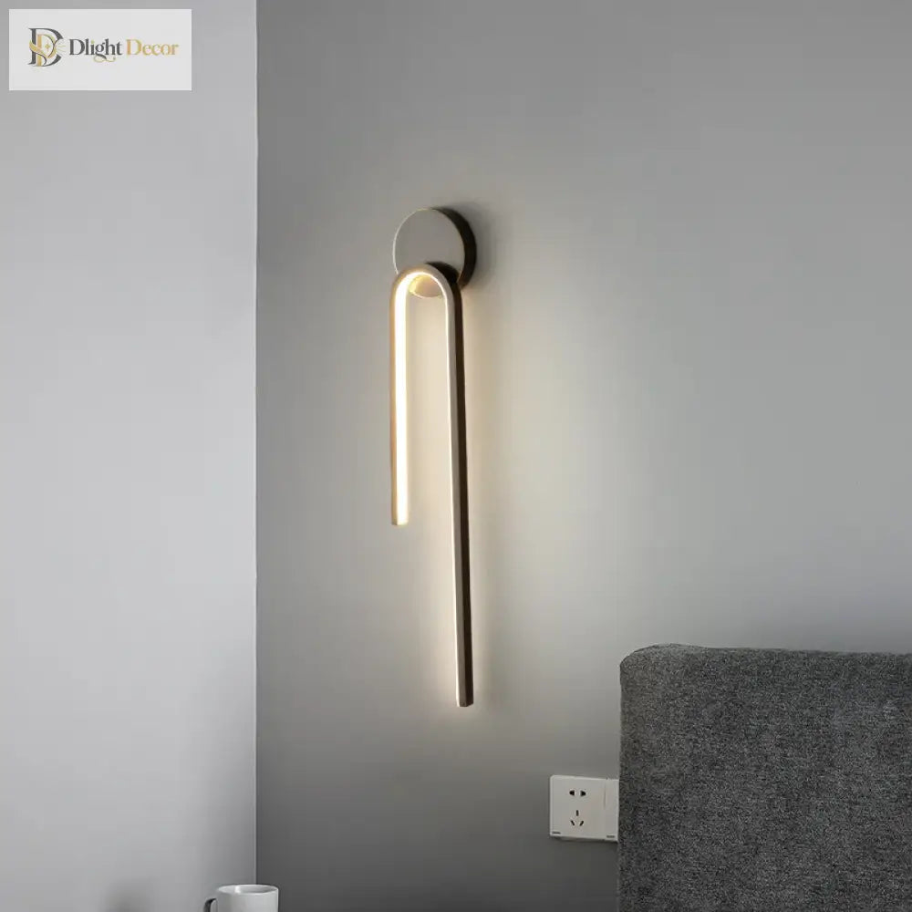LED Modern Signature Wall Sconce | Bedroom Home Lighting