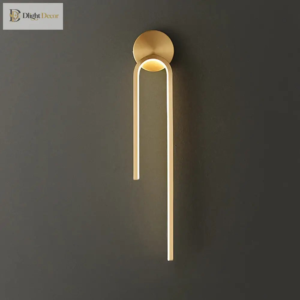 LED Modern Signature Wall Sconce | Bedroom Home Lighting