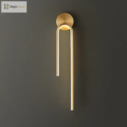 LED Modern Signature Wall Sconce | Bedroom Home Lighting