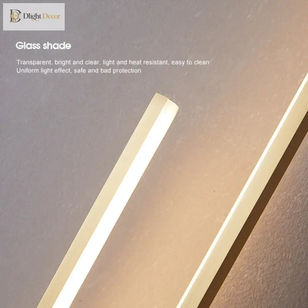 LED Modern Signature Wall Sconce | Bedroom Home Lighting