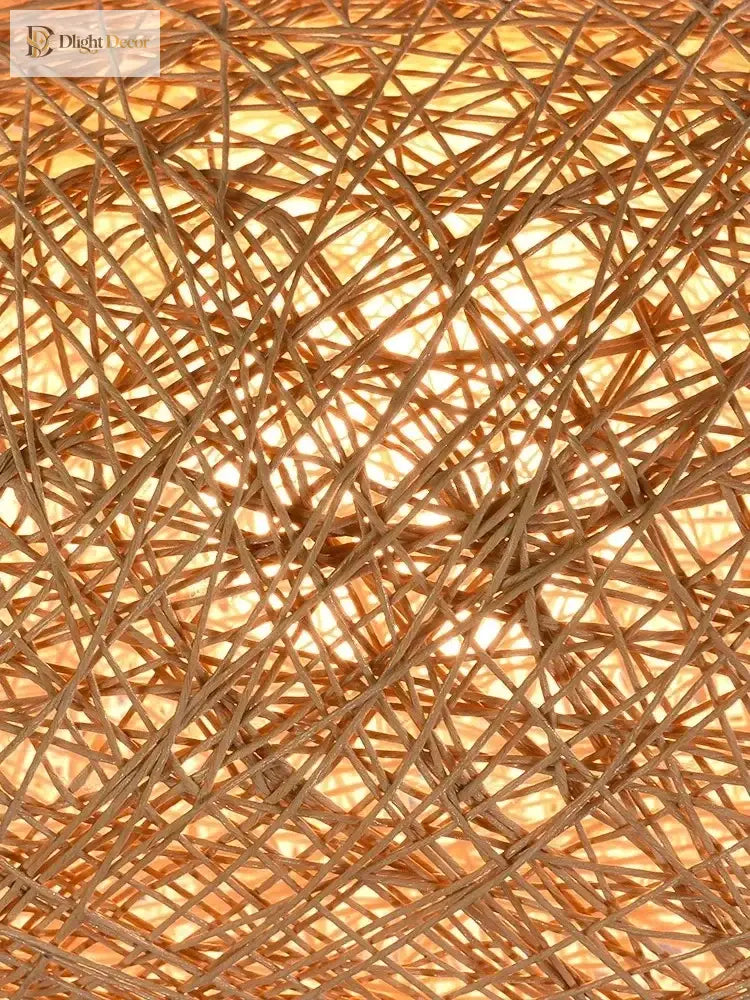 LED Nordic Rattan Chandelier | Living Room Home Lighting