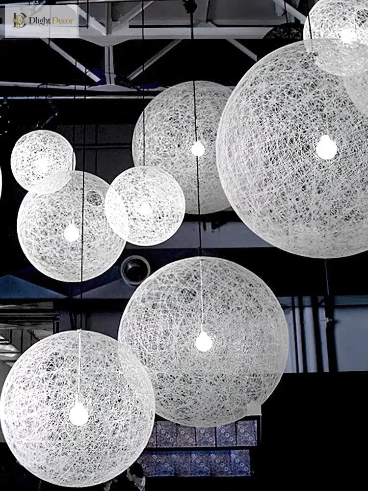 LED Nordic Rattan Chandelier | Living Room Home Lighting