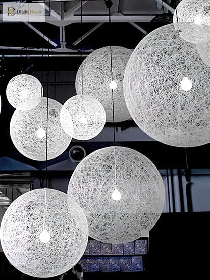 LED Nordic Rattan Chandelier | Living Room Home Lighting