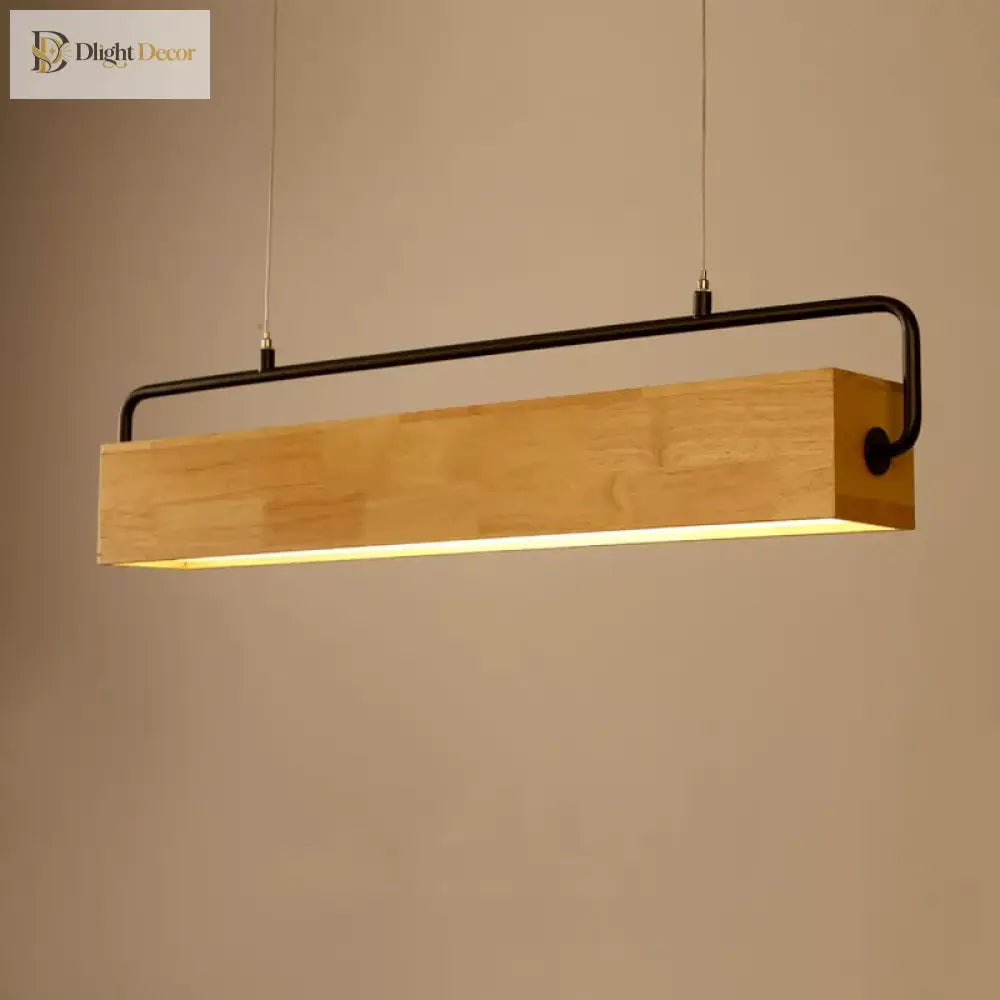 LED Nordic Wood Pendant Light | Kitchen Island Lighting