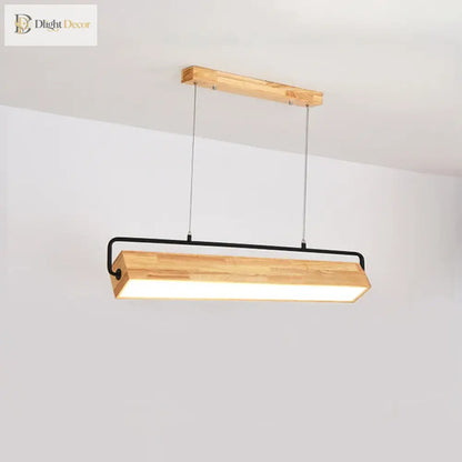 LED Nordic Wood Pendant Light | Kitchen Island Lighting