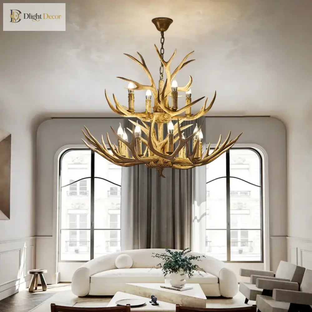 LED Retro Chandelier | Modern Dining Room Lighting