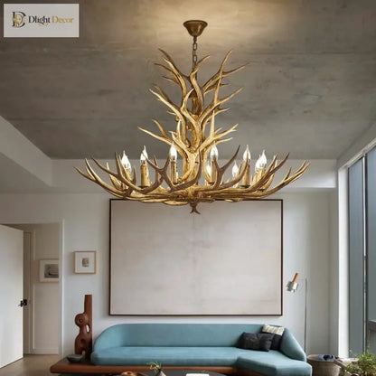 LED Retro Chandelier | Modern Dining Room Lighting