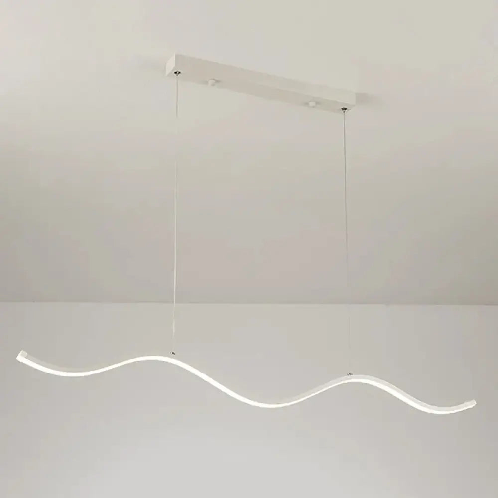 Linnea Nordic Linear Chandelier | Dining Room Lighting