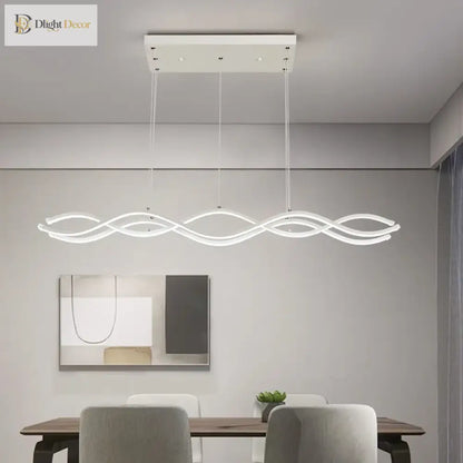 Linnea Nordic Linear Chandelier | Dining Room Lighting