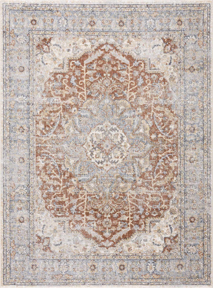 Emke Flat Pile Washable Rug
