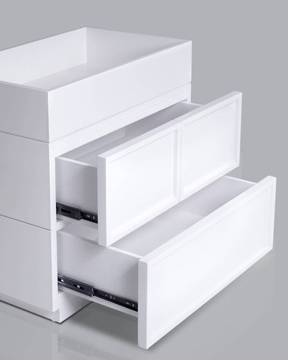 Luca Nightstand, White