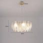 Luxurious Nordic LED Chandeliers - Gold Art Decor Feather Design - Ideal for Living Rooms, Dining Rooms, Bedrooms, and Kitchens