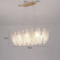 Luxurious Nordic LED Chandeliers - Gold Art Decor Feather Design - Ideal for Living Rooms, Dining Rooms, Bedrooms, and Kitchens