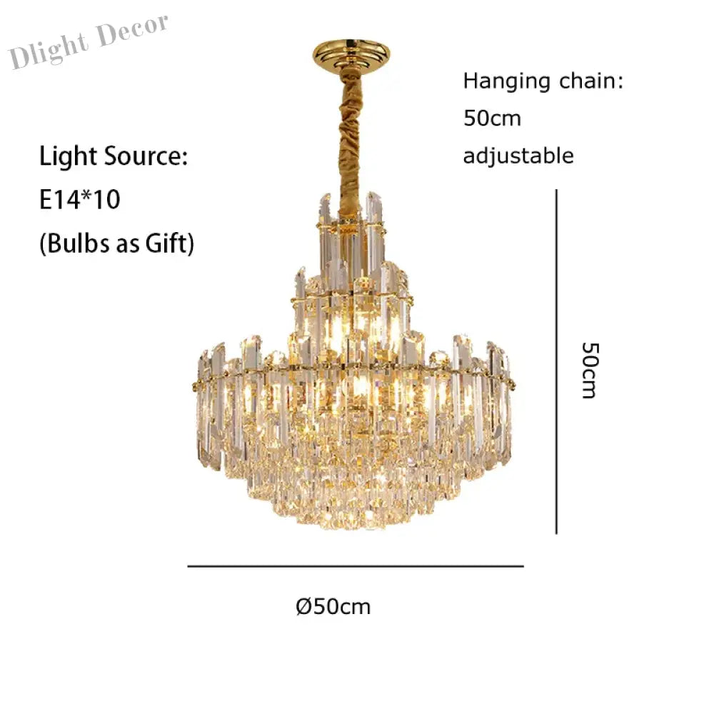 Luxury Gold LED Crystal Pendant Lights - Artistic Ceiling Decor for Maison-Inspired Living Spaces