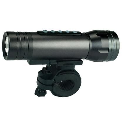 Multifunctional LED Flashlight with Built-in Speaker + Bike Clip