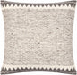 Maywood Cream Wool&Cotton Throw Pillow