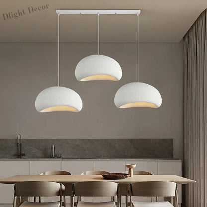 Meera - Minimalist Nordic Wabi Sabi LED Pendant Lights - Stylish Dining Room Lighting Fixture"