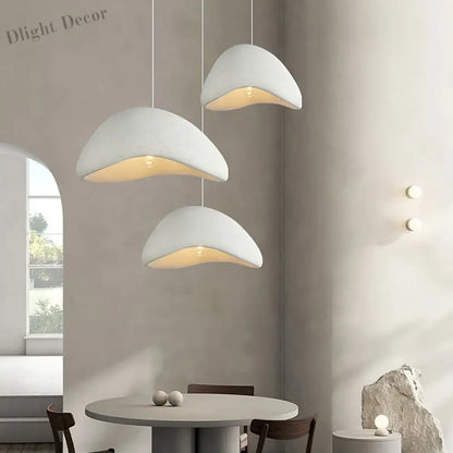 Meera - Minimalist Nordic Wabi Sabi LED Pendant Lights - Stylish Dining Room Lighting Fixture"