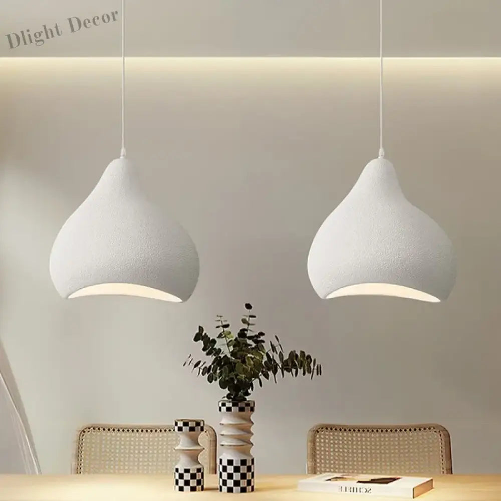 Minimalism Wabi Sabi E27 LED Pendant Lights - Perfect for Dining Rooms, Bars, and Nordic Bar Decor