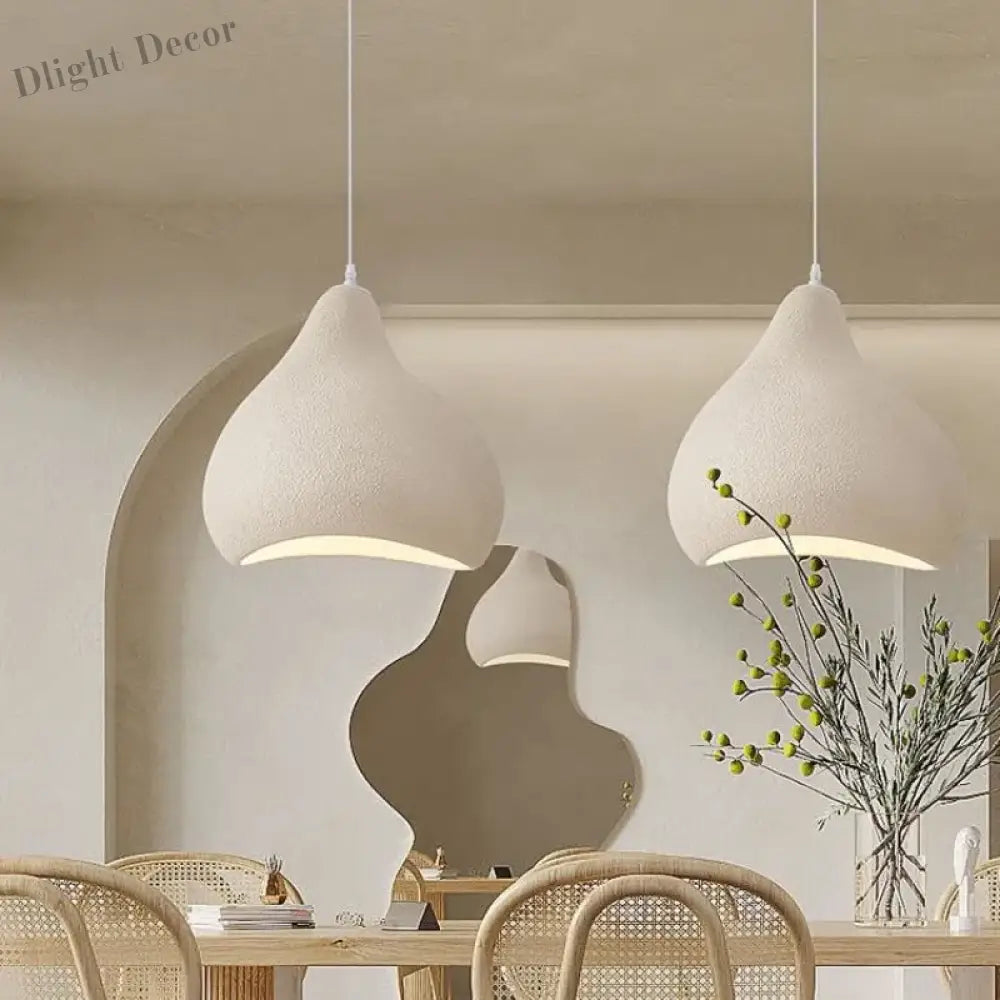 Minimalism Wabi Sabi E27 LED Pendant Lights - Perfect for Dining Rooms, Bars, and Nordic Bar Decor