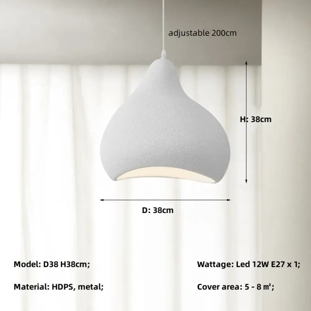 Minimalism Wabi Sabi E27 LED Pendant Lights - Perfect for Dining Rooms, Bars, and Nordic Bar Decor