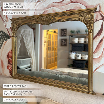 Gilded Arch Wall Mirror