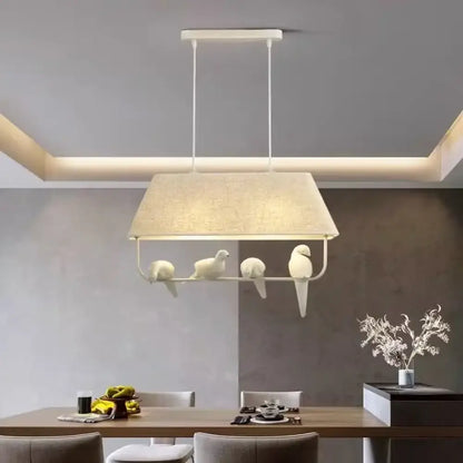 Modern Bird Chandelier | Modern Dining Room Lighting