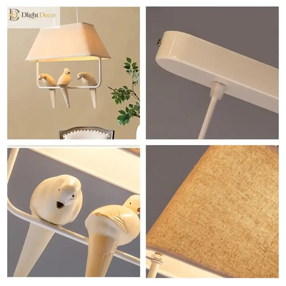Modern Bird Chandelier | Modern Dining Room Lighting