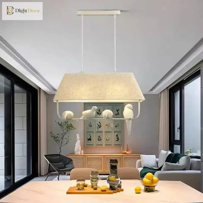 Modern Bird Chandelier | Modern Dining Room Lighting