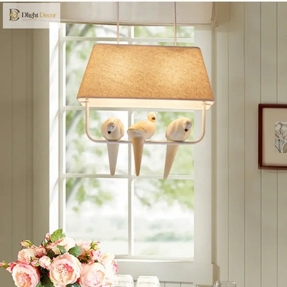 Modern Bird Chandelier | Modern Dining Room Lighting