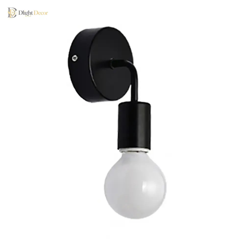 Modern Black Wall Sconce | Bedroom & Hallway Home Lighting