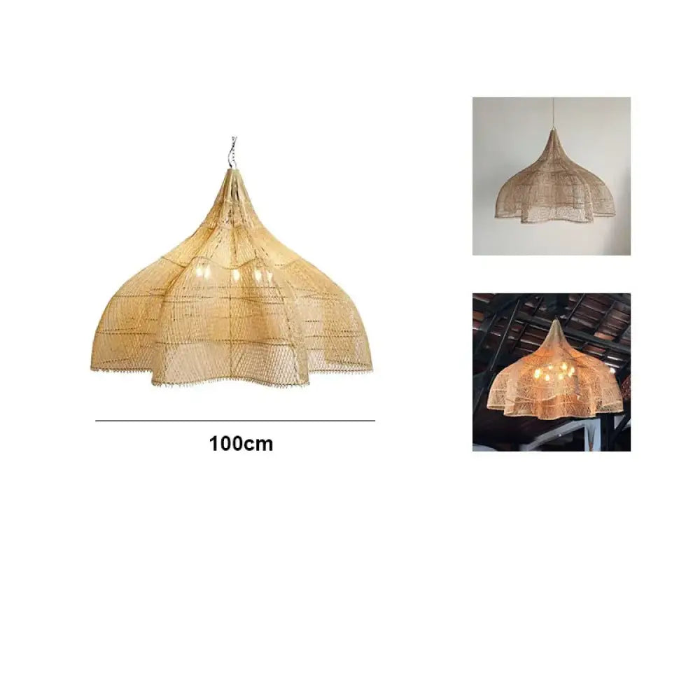 Modern Creative Art Rattan Pendant Lights - Handmade Elegance for Living Rooms, Restaurants, and Kitchen Decor