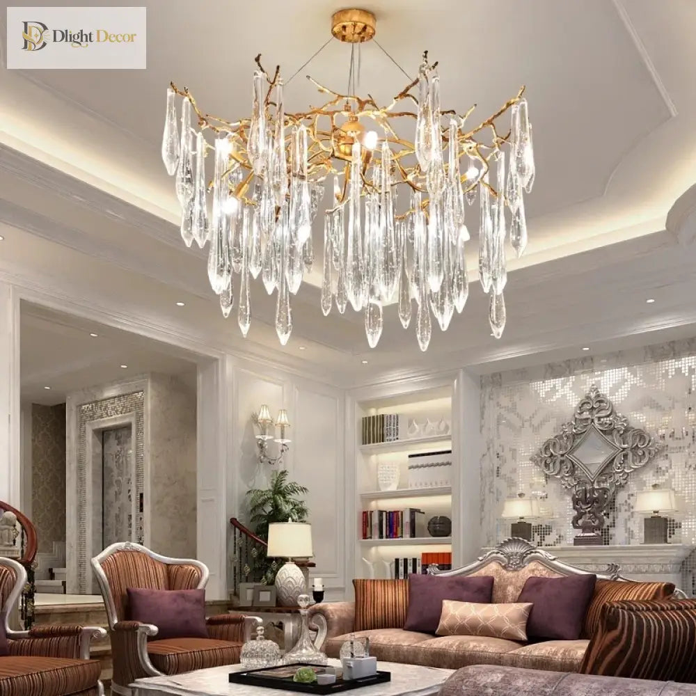 Modern Crystal Chandelier | Dining Room Home Lighting