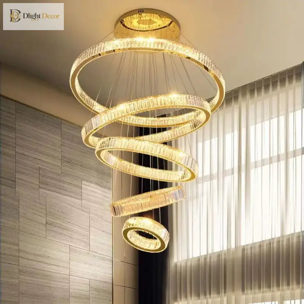 Modern Crystal Chandelier | Modern Living Room Lighting